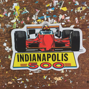 Indianapolis 500 Race Car Pennant Wall Hanging Decor - Eagle's Eye Finds