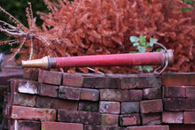 Load image into Gallery viewer, Fireman&#39;s Fire Hose Nozzle Large Vintage Red Decor - Eagle&#39;s Eye Finds

