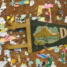 Load image into Gallery viewer, Delaware State Felt Pennant Vintage Wall Decor - Eagle&#39;s Eye Finds
