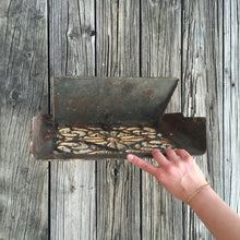Load image into Gallery viewer, Ornate Peach Victorian Floor Vent Industrial Salvage Decor - Eagle&#39;s Eye Finds

