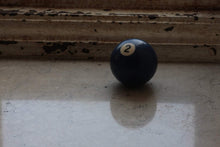 Load image into Gallery viewer, Lucky Number 2 Navy Blue Vintage Pool Billiard Ball - Eagle&#39;s Eye Finds
