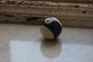 Lucky Number 12 Purple  Vintage Billiard Pool Ball - Eagle's Eye Finds