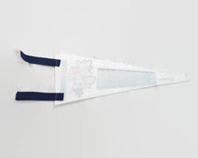 Load image into Gallery viewer, Rimouski Quebec White Felt Pennant Vintage Wall Decor - Eagle&#39;s Eye Finds
