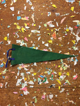 Load image into Gallery viewer, Thunder Bay Ontario Green Felt Pennant Vintage Wall Decor - Eagle&#39;s Eye Finds
