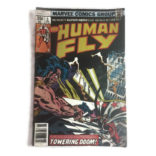 The Human Fly No. 5 Fire in the Night Marvel Comics Vintage Comic Book - Eagle's Eye Finds