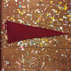 Milwaukee Wisconsin Red Felt Pennant Vintage Dorm Room Decor - Eagle's Eye Finds