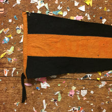 Load image into Gallery viewer, Sauk Rapids Orange and Black Felt Pennant Vintage Chic Wall Decor - Eagle&#39;s Eye Finds
