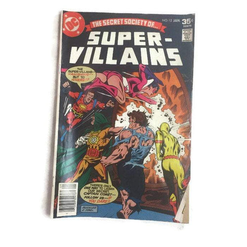 DC Comics Super Villains No. 12 Vintage Retro Comics - Eagle's Eye Finds