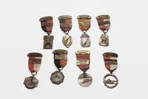 Izaak Walton League Rifle Medals Vintage Shooting Award Ribbons - Eagle's Eye Finds