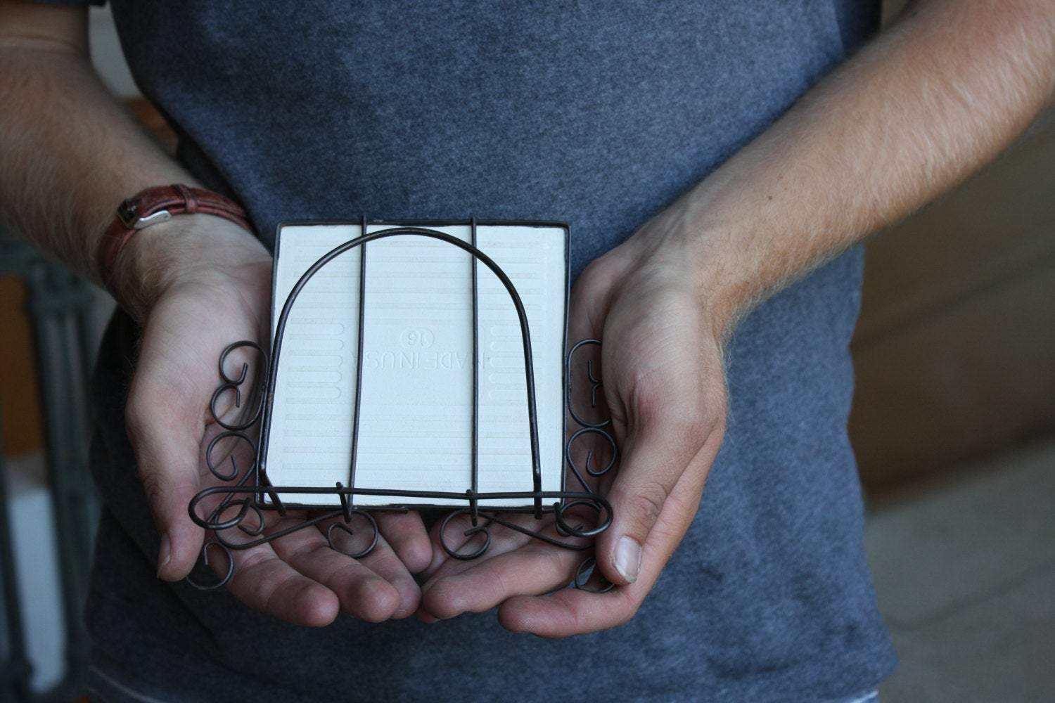 Delft Blue Holland Windmill Tile Vintage Porcelain - Eagle's Eye Finds