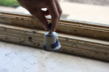 Load image into Gallery viewer, Delft Blue Bell Vintage Holland Windmill Porcelain Bell - Eagle&#39;s Eye Finds
