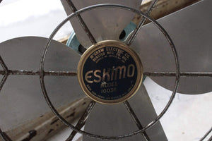 Eskimo Vintage Desktop Fan Model 1003R - Eagle's Eye Finds