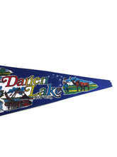 Load image into Gallery viewer, Darien Lake New York Blue Felt Pennant Vintage Wall Decor - Eagle&#39;s Eye Finds
