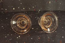 Load image into Gallery viewer, Pink Madrid Candlestick Holders by Federal Glass Vintage Depression Glass - Eagle&#39;s Eye Finds
