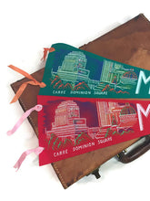 Load image into Gallery viewer, Montreal Canada Colorful Felt Pennants Vintage Travel Decor - Eagle&#39;s Eye Finds
