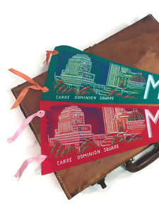 Montreal Canada Colorful Felt Pennants Vintage Travel Decor - Eagle's Eye Finds