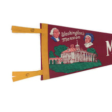 Load image into Gallery viewer, Mt. Vernon Virginia Felt Pennant Wall Decor Various Colors Available - Eagle&#39;s Eye Finds

