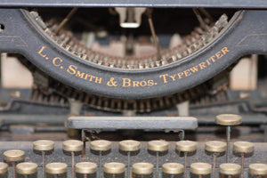 L.C. Smith & Bros Typewriter No. 1 Antique Home Decor - Eagle's Eye Finds