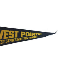 Load image into Gallery viewer, West Point Military Academy Felt Pennant Vintage Collegiate Decor - Eagle&#39;s Eye Finds
