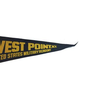 West Point Military Academy Felt Pennant Vintage Collegiate Decor - Eagle's Eye Finds