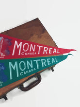 Load image into Gallery viewer, Place Ville Marie Montreal Canada Felt Pennant Vintage Wall Decor - Eagle&#39;s Eye Finds
