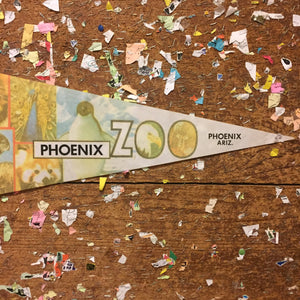 Phoenix Zoo Vintage Felt Pennant Children's Bedroom Decor - Eagle's Eye Finds
