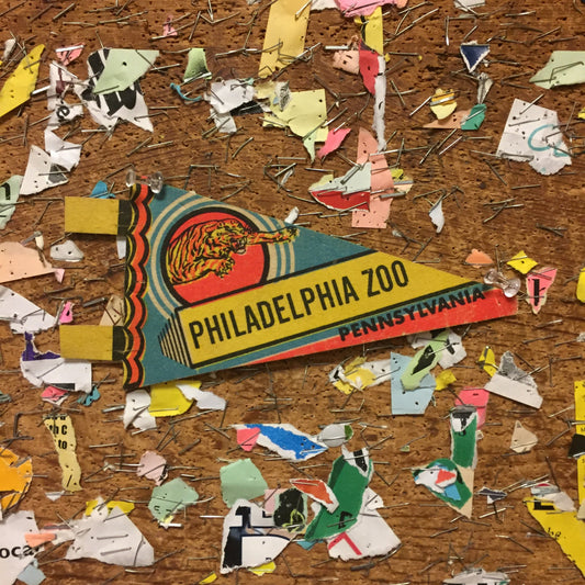 Philadelphia Zoo Mini Colorful Pennant Vintage Bulletin Board Decor - Eagle's Eye Finds