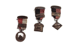 Birmingham Rifle & Pistol Club Award Ribbons Vintage Shooting Award Medals - Eagle's Eye Finds