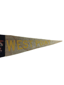 West Point Academy U.S. Military Vintage Felt Pennant Vintage Wall Decor - Eagle's Eye Finds