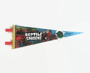 Reptile Gardens South Dakota Felt Pennant Vintage Child Bedroom Decor - Eagle's Eye Finds