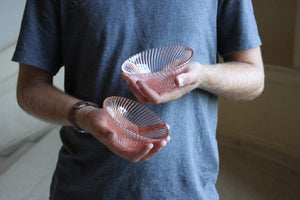 Pink Diana Bowls Depression Glass Vintage - Eagle's Eye Finds