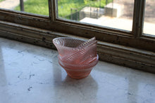 Load image into Gallery viewer, Pink Diana Bowls Depression Glass Vintage - Eagle&#39;s Eye Finds
