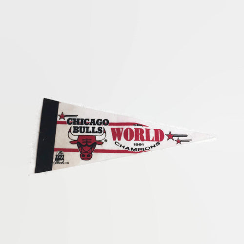 Chicago Bulls Basketball World Champions Vintage Pennant - Eagle's Eye Finds