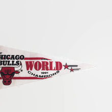 Load image into Gallery viewer, Chicago Bulls Basketball World Champions Vintage Pennant - Eagle&#39;s Eye Finds
