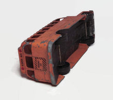 Load image into Gallery viewer, Orange Hubley School Bus Vintage Metal Toy Bus - Eagle&#39;s Eye Finds
