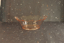 Load image into Gallery viewer, Pink Molly Double Handle Mayonnaise Bowl Vintage Imperial Glass Bowl - Eagle&#39;s Eye Finds
