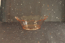 Load image into Gallery viewer, Pink Molly Double Handle Mayonnaise Bowl Vintage Imperial Glass Bowl - Eagle&#39;s Eye Finds
