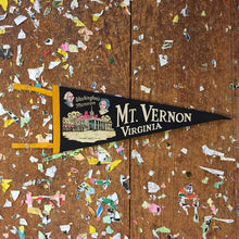 Load image into Gallery viewer, Mt. Vernon Virginia Felt Pennant Wall Decor Various Colors Available - Eagle&#39;s Eye Finds
