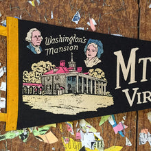 Load image into Gallery viewer, Mt. Vernon Virginia Felt Pennant Wall Decor Various Colors Available - Eagle&#39;s Eye Finds
