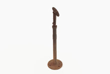Load image into Gallery viewer, Shoe Display Stand Rusty Cast Iron Vintage Shop Store Display - Eagle&#39;s Eye Finds
