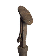 Load image into Gallery viewer, Shoe Display Stand Rusty Cast Iron Vintage Shop Store Display - Eagle&#39;s Eye Finds
