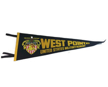 Load image into Gallery viewer, West Point Military Academy Felt Pennant Vintage Collegiate Decor - Eagle&#39;s Eye Finds
