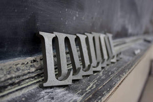 Metal Letters Vintage Wall Collage Decor - Eagle's Eye Finds