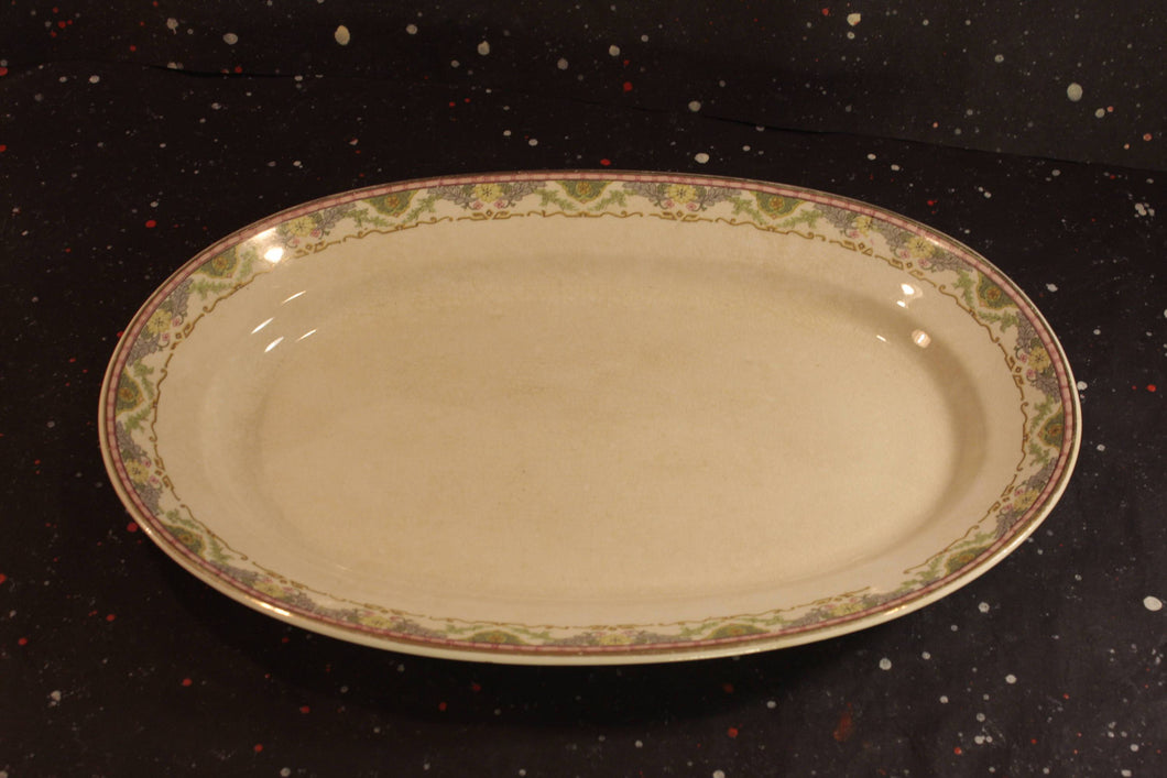 Taylor Smith Taylor Iona Plater Vintage Floral Ceramic Serving Tray - Eagle's Eye Finds