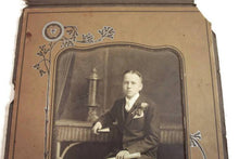Load image into Gallery viewer, 1930&#39;s Boy Confirmation Photo Catholic School Joliet Illinois - Eagle&#39;s Eye Finds
