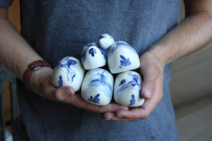 Delft Blue Clog Shoe Lot Vintage Porcelain Decor - Eagle's Eye Finds