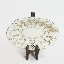 Load image into Gallery viewer, Waechtersbach White and Gold Vintage Serving Dish - Eagle&#39;s Eye Finds
