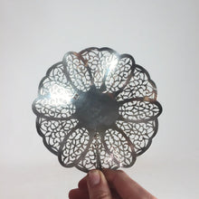 Load image into Gallery viewer, Silverplate Footed Candy Dish Vintage Lovelace Table Decor - Eagle&#39;s Eye Finds
