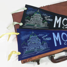 Load image into Gallery viewer, Montreal St. Joseph&#39;s Oratory Vintage Felt Pennant - Eagle&#39;s Eye Finds
