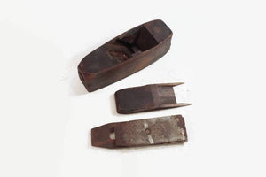 Small Woodworking Plane Vintage Primitive Wood Shop Tools - Eagle's Eye Finds